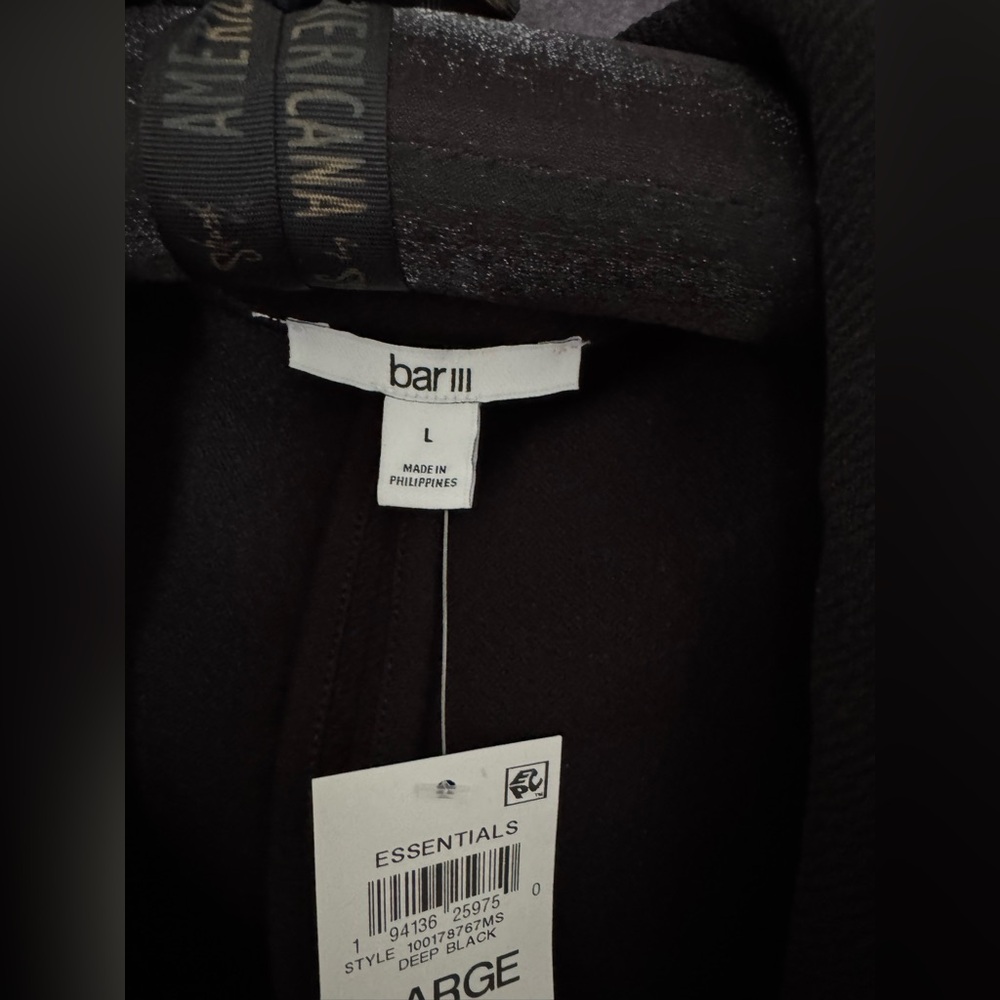 Bar III Deep Black Blazer - Picture 3 of 4